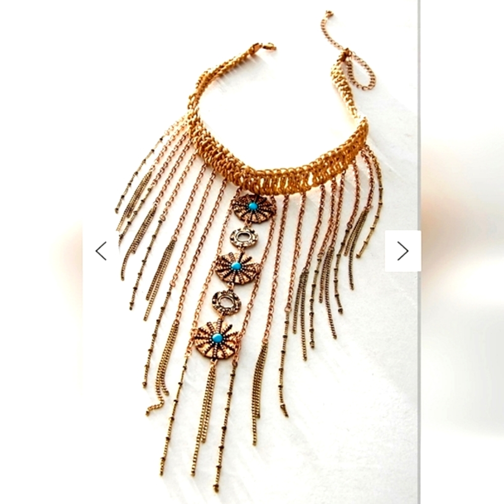 LAST ONE! Free People FP Sparkling Seas Choker Necklace $48 Retail